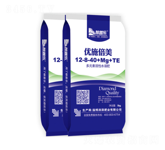 海藻型高鉀膨果專用多元素活性水溶肥12-8-40+Mg+TE-優(yōu)施倍美-潤澤肥業(yè)