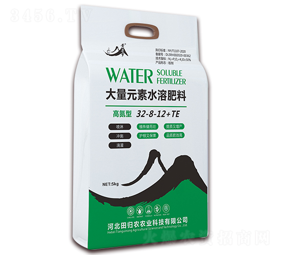 高氮型大量元素水溶肥料32-8-12+TE-黃粱夢(mèng)-田歸農(nóng)