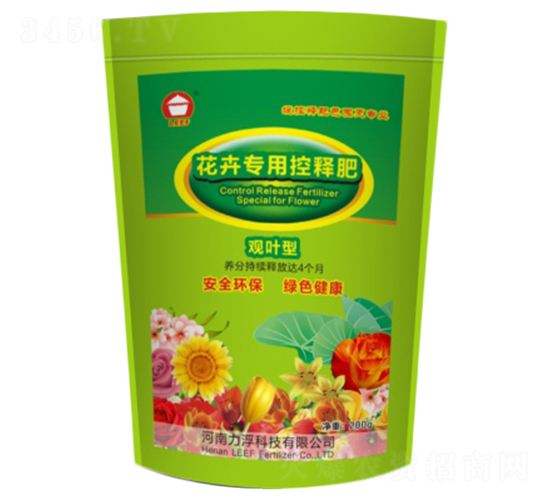 觀葉型花卉專(zhuān)用控釋肥-芭囤-力浮科技