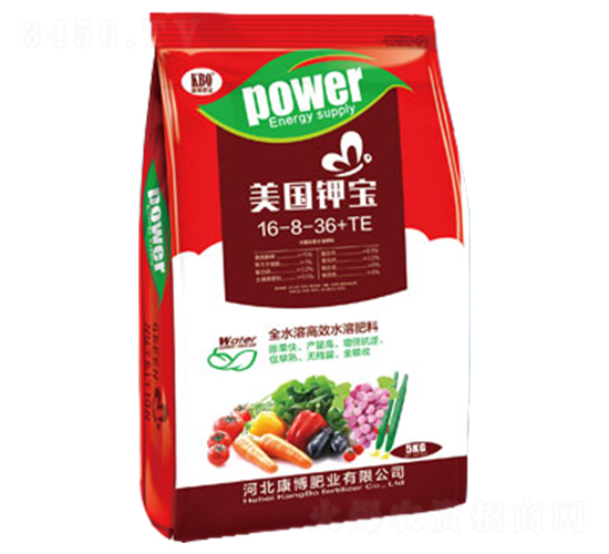 全水溶高效水溶肥16-8-36+TE-美國(guó)鉀寶-康博肥業(yè)
