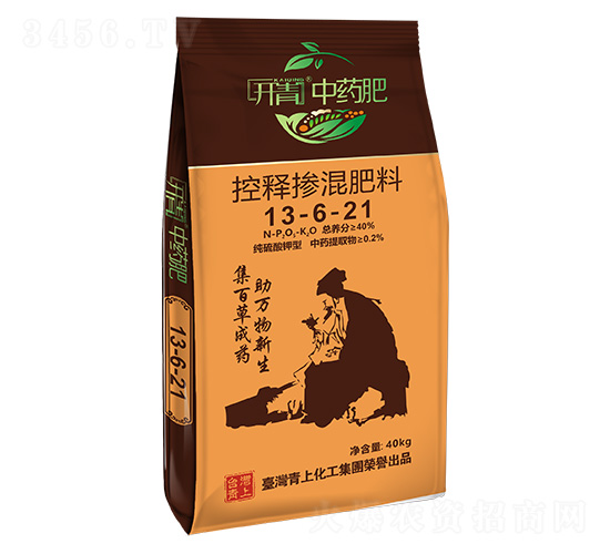 控釋摻混肥料13-6-21-開青中藥肥-青上化肥