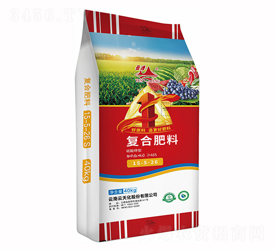 40kg復(fù)合肥料15-5-26-云峰化工