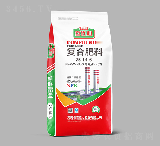 50kg復(fù)合肥料25-14-6-喜連心
