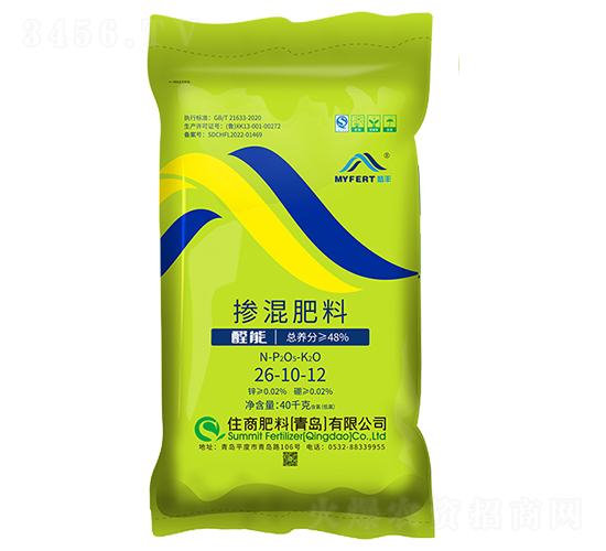 夢豐控釋摻混肥料26-10-12-住商肥料