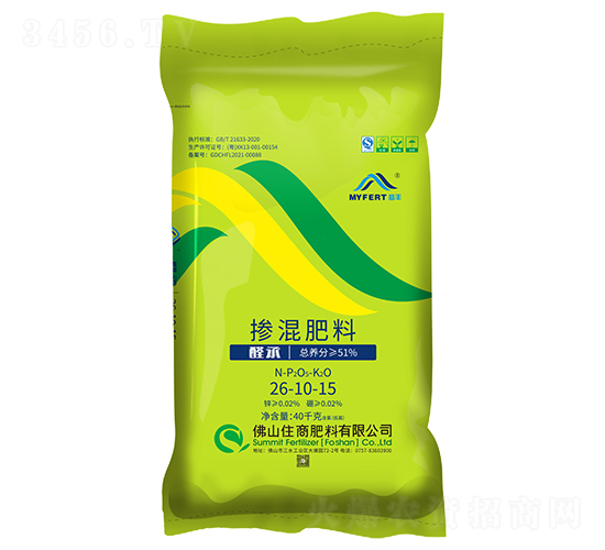 夢豐控釋摻混肥料26-10-15-住商肥料