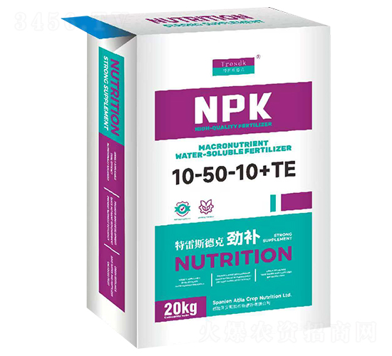 大量元素水溶肥料10-50-10+TE-特雷斯德克勁補(bǔ)