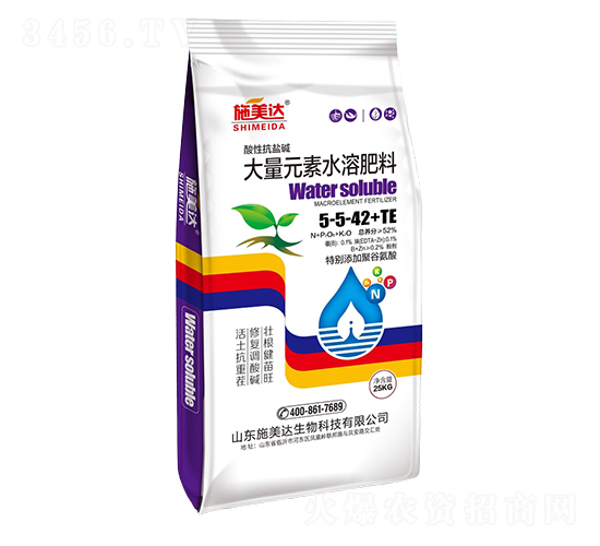大量元素水溶肥料5-5-42+TE-施美達(dá)