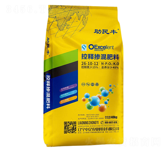 控釋摻混肥料26-10-12-助民豐-中億農(nóng)業(yè)