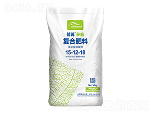 高濃度硫酸鉀復合肥料15-12-18-普苒多施